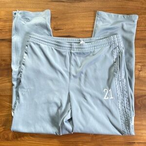 2000s Adidas Soccer Warm-up Pants with Dragon Embroidery